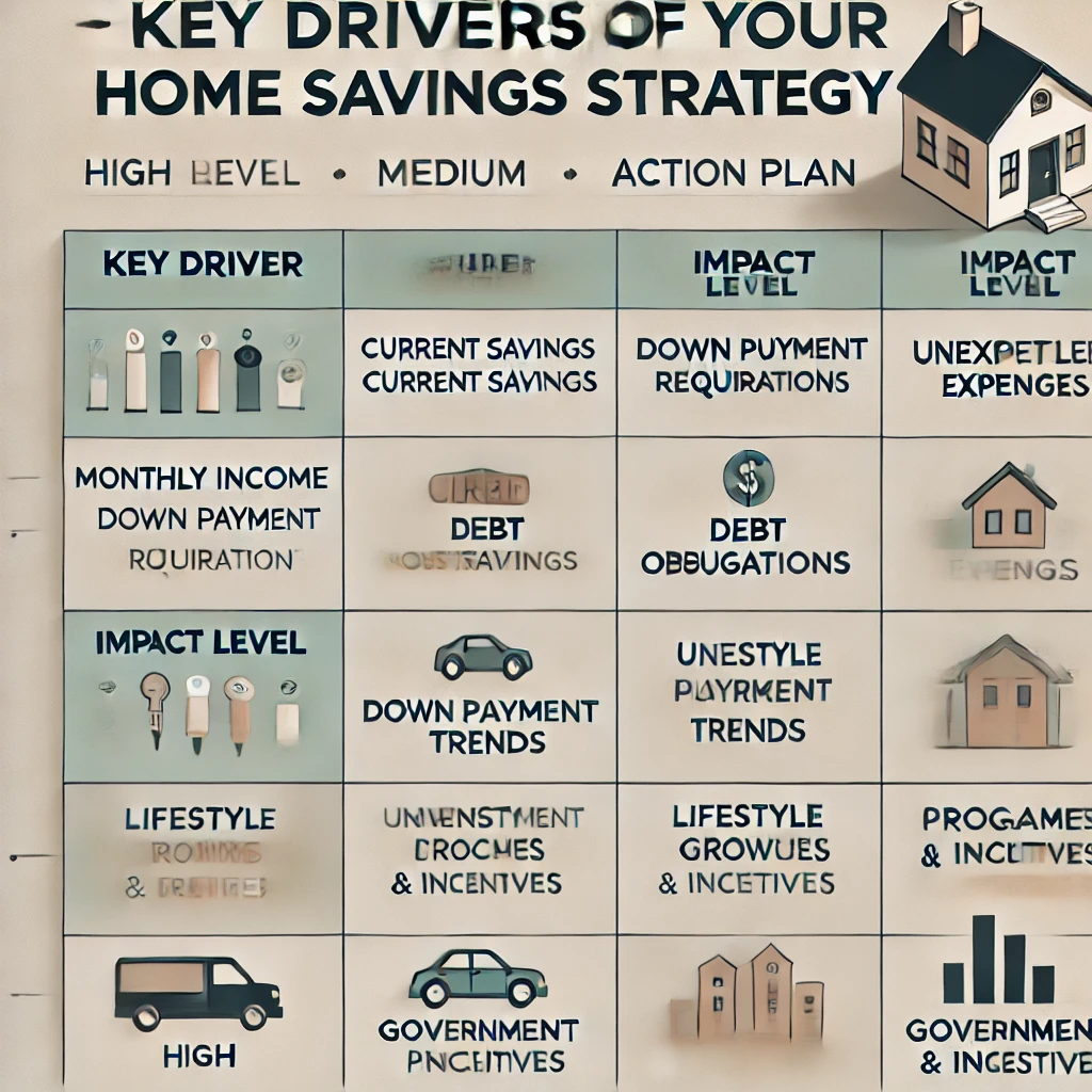 Chart: Key Drivers of Your Home Savings Strategy